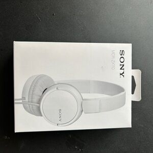 Sony MDR-ZX110 On-Ear Headphones - White